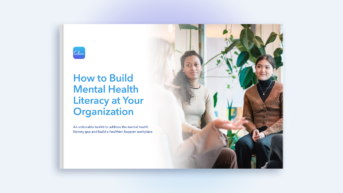 a brochure for mental health at your organization