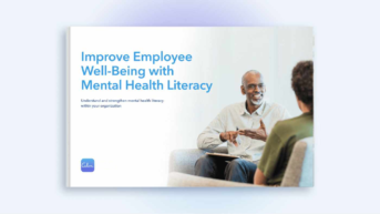 a book with a man talking to another man