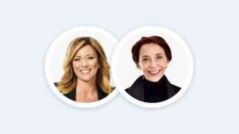 three women are shown in the same circle