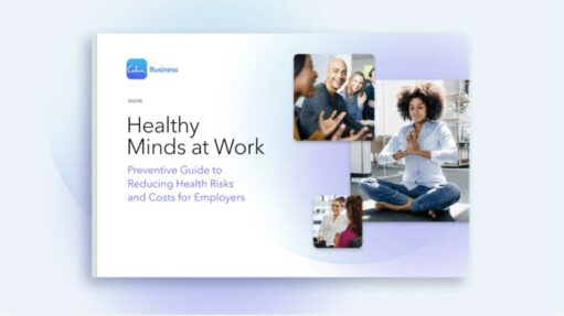 the cover of a health minds at work guide