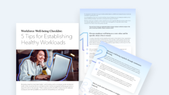 Workforce Well-being Checklist