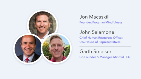 three headshots of three men in suits and ties