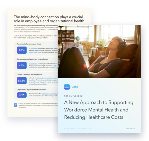 a new approach to supporting workplace mental health and reduce healthcare costs