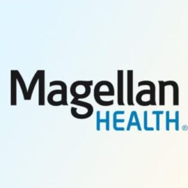 the magelan health logo on a white background