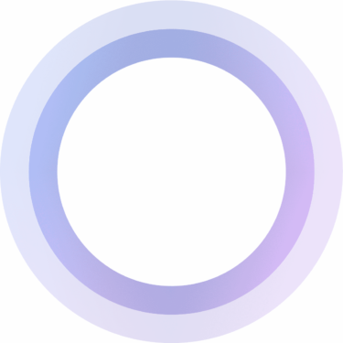 a blue circle on a purple background