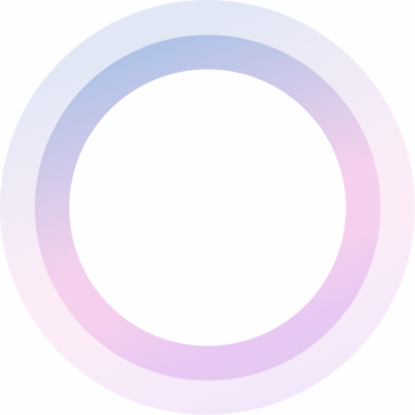 a purple circle with a pink center on a purple background