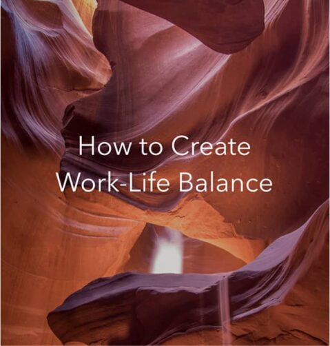 a book cover of how to create work - life balance