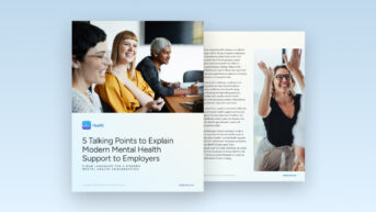 a brochure for a medical health support company